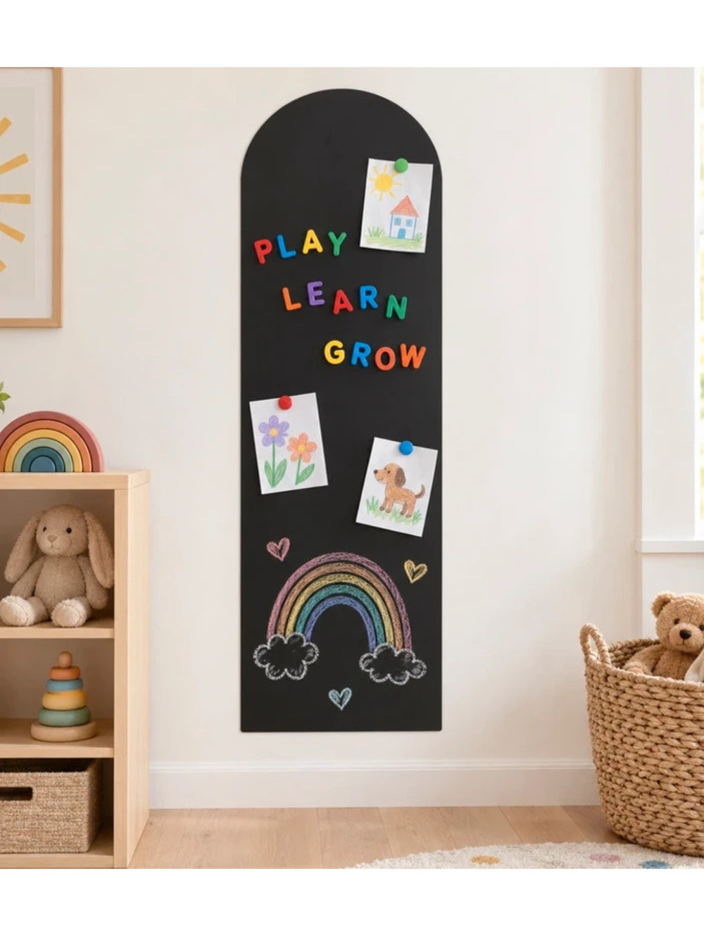 Maglala Magnetic Chalkboard Wall Decal 16” x 40” Arch – New in Box